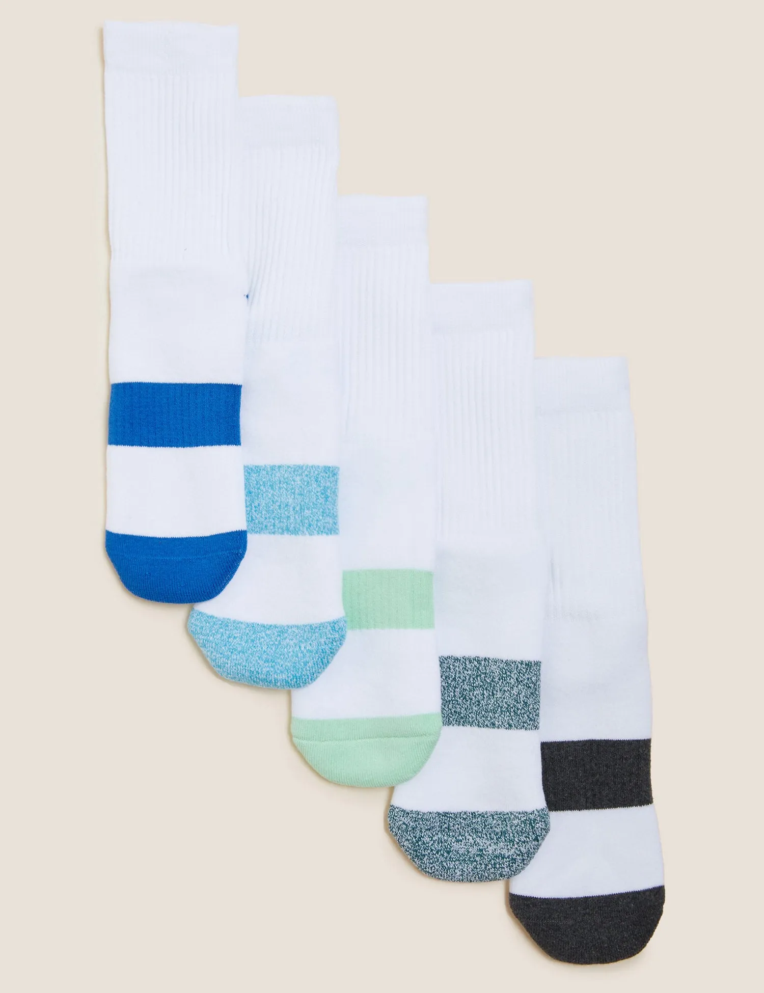 5pk Cotton Rich Sports Socks