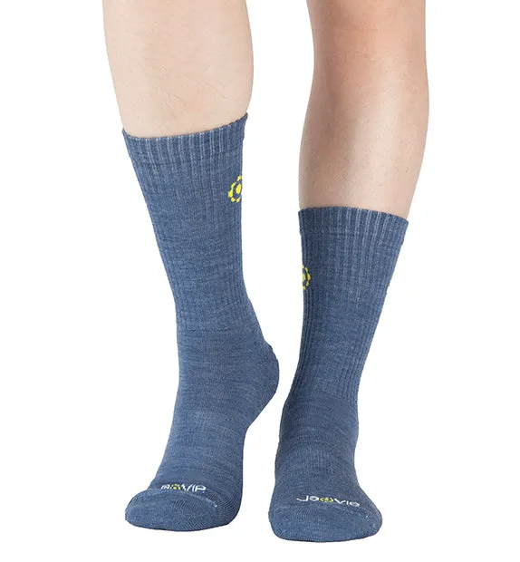 86% Rich Merino Wool Everyday Crew Socks - 6 Pack