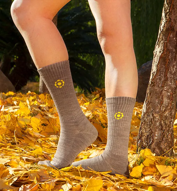 86% Rich Merino Wool Everyday Crew Socks - 6 Pack