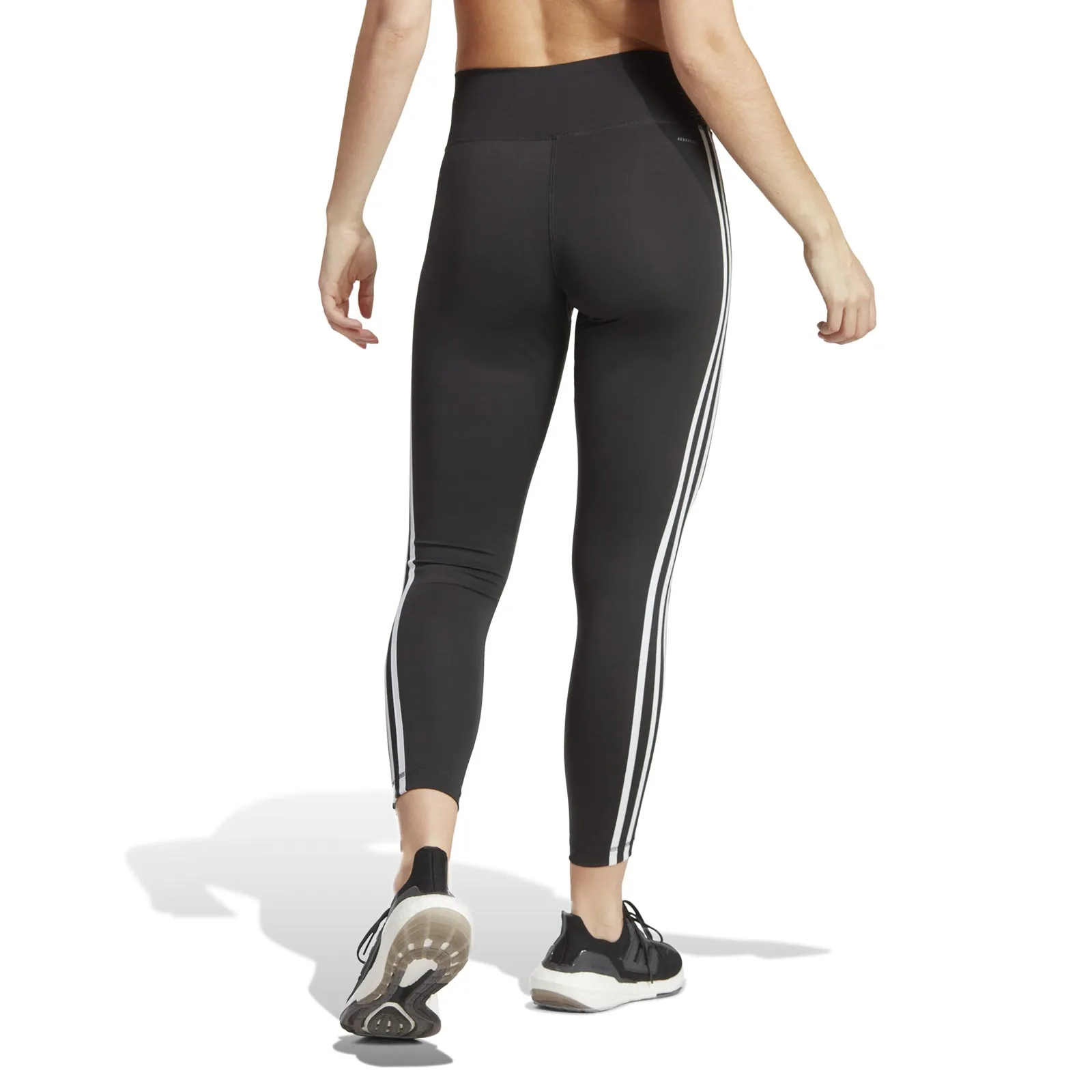 adidas Train Essentials 3-Stripes Womens High-Waisted 7/8 Leggings