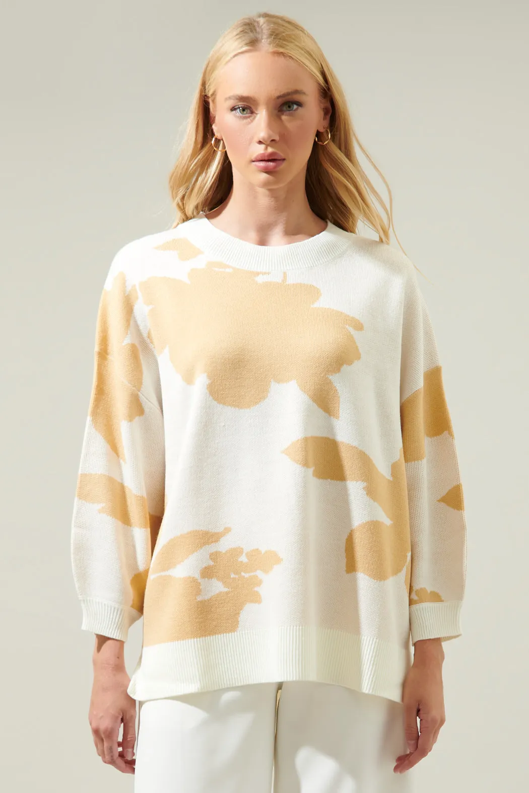 Aurora Sunday Hi Low Tunic Sweater