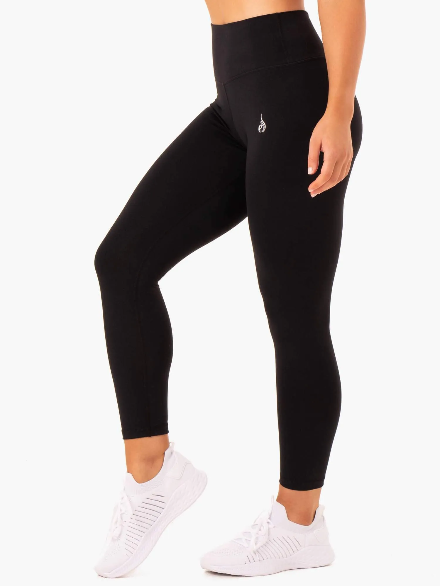 Base Full Length High Waisted Leggings - Black