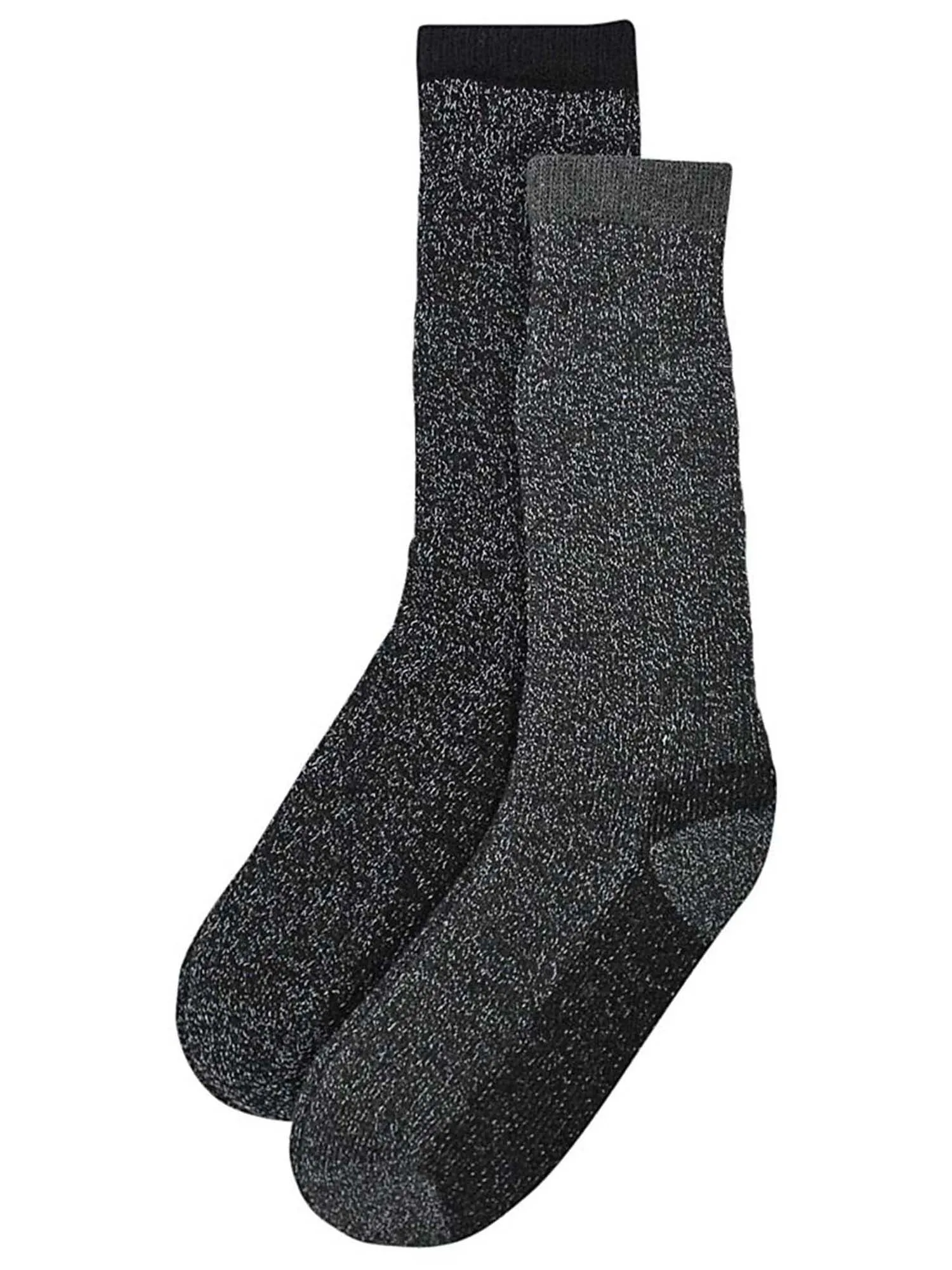 Black & Gray Mens Heated Thermal 2 Pack Winter Socks