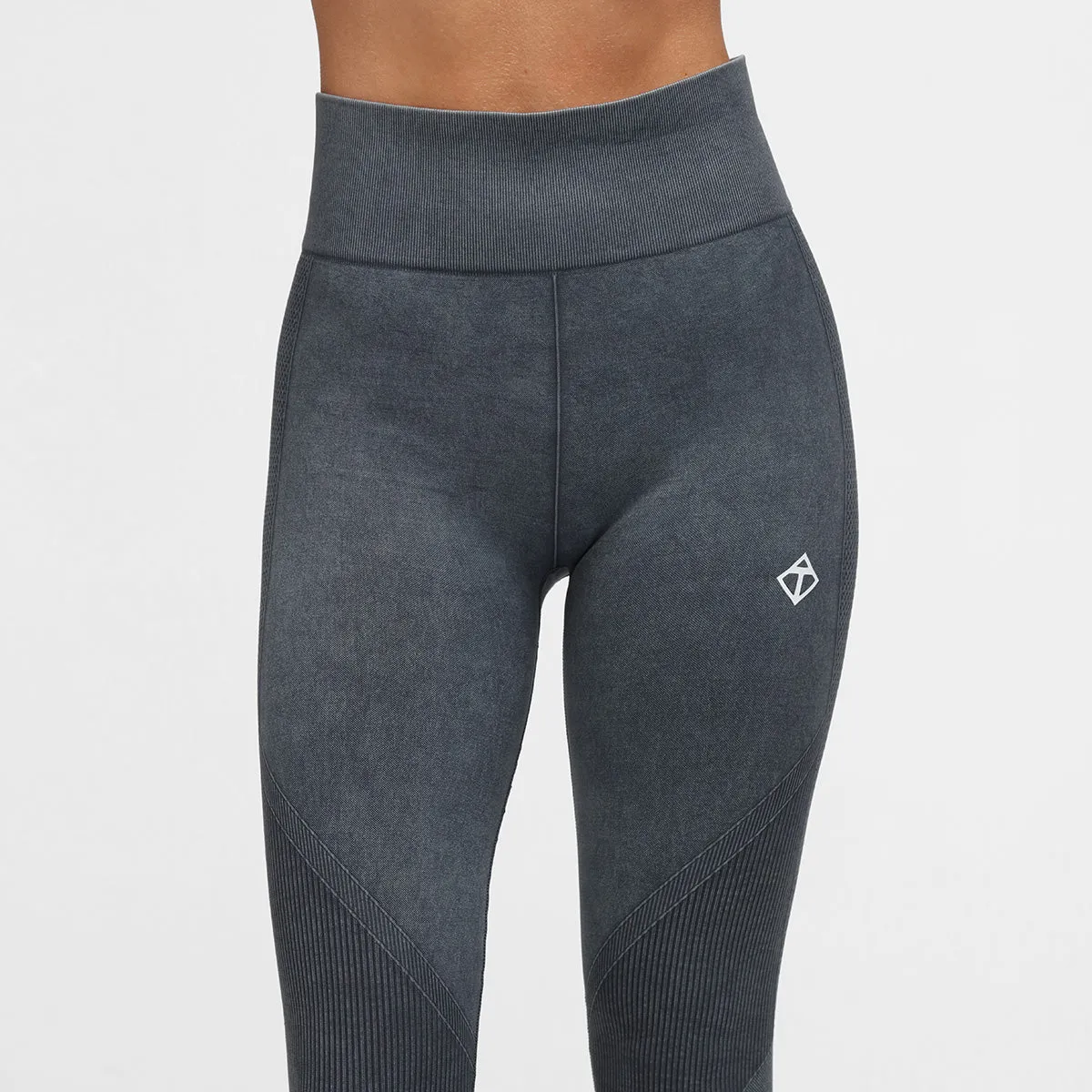 Black Denim Seamless Leggings