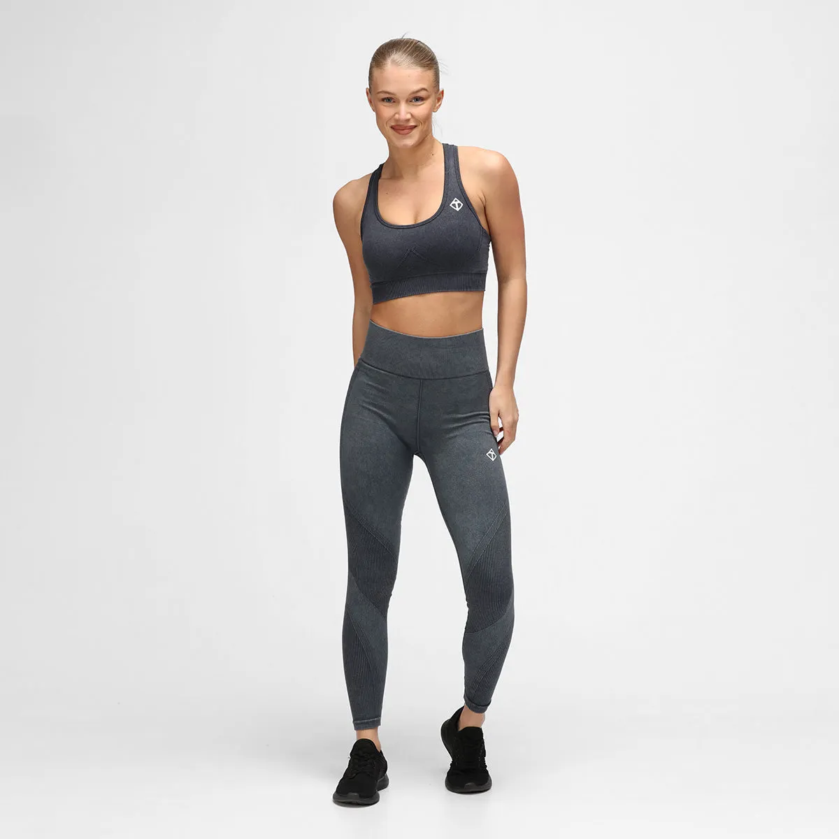 Black Denim Seamless Leggings