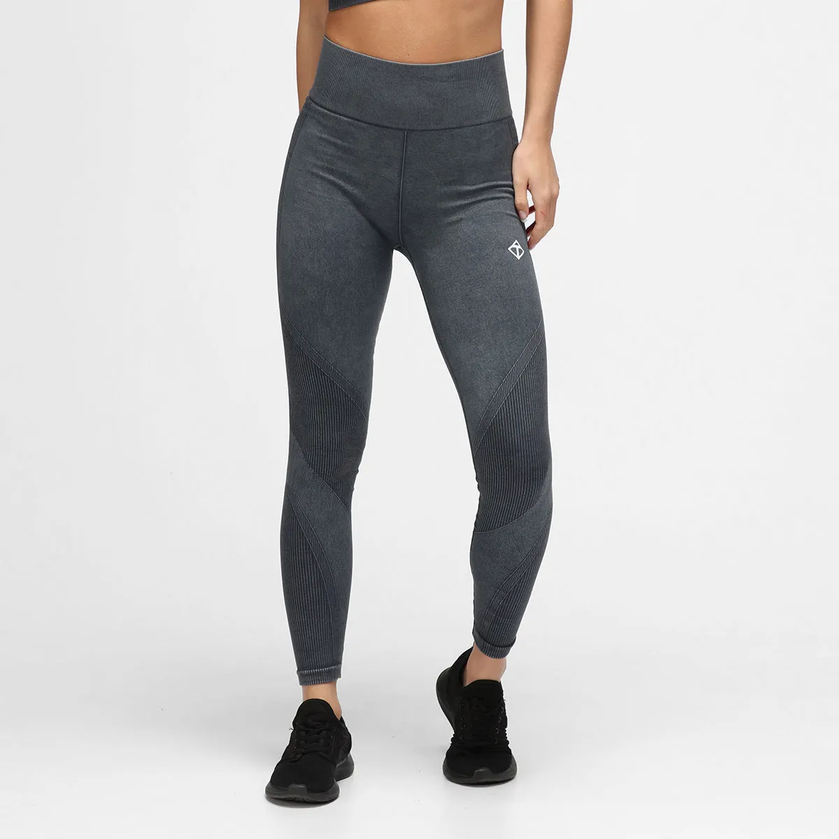 Black Denim Seamless Leggings