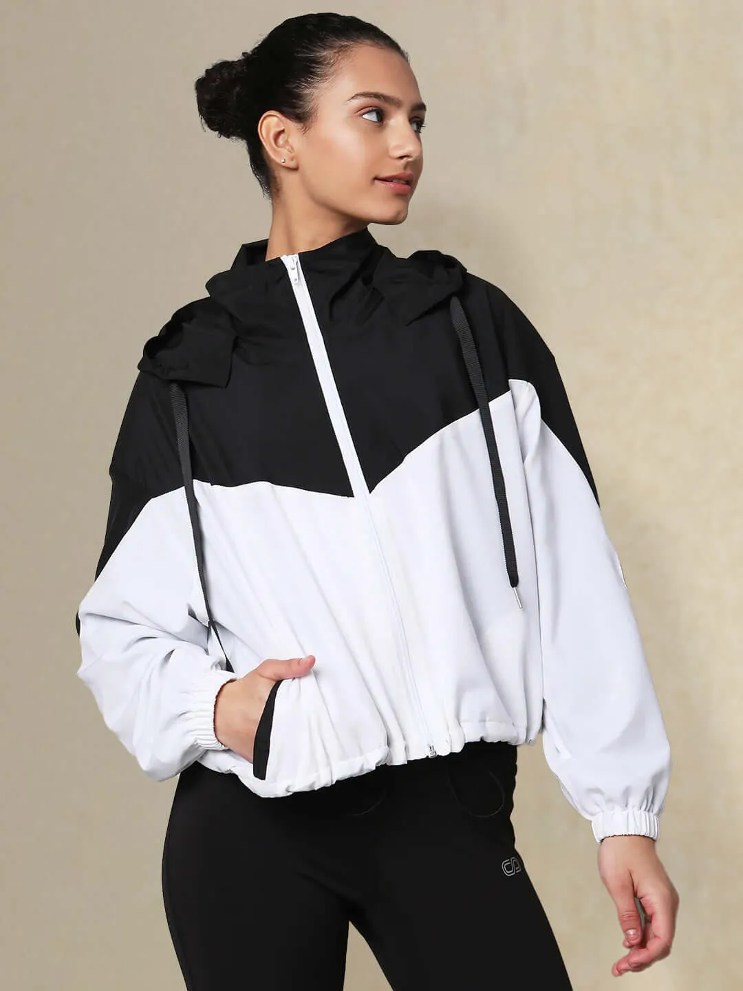 Bomber Jacket Black And White