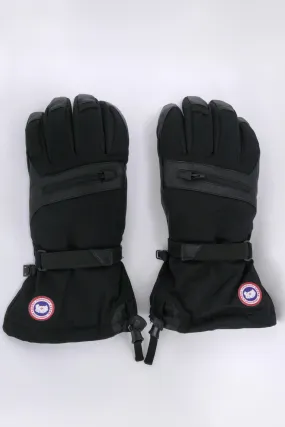 Canada Goose Mens Winter Accessories Gloves & Mitts Northern Utility  - Black