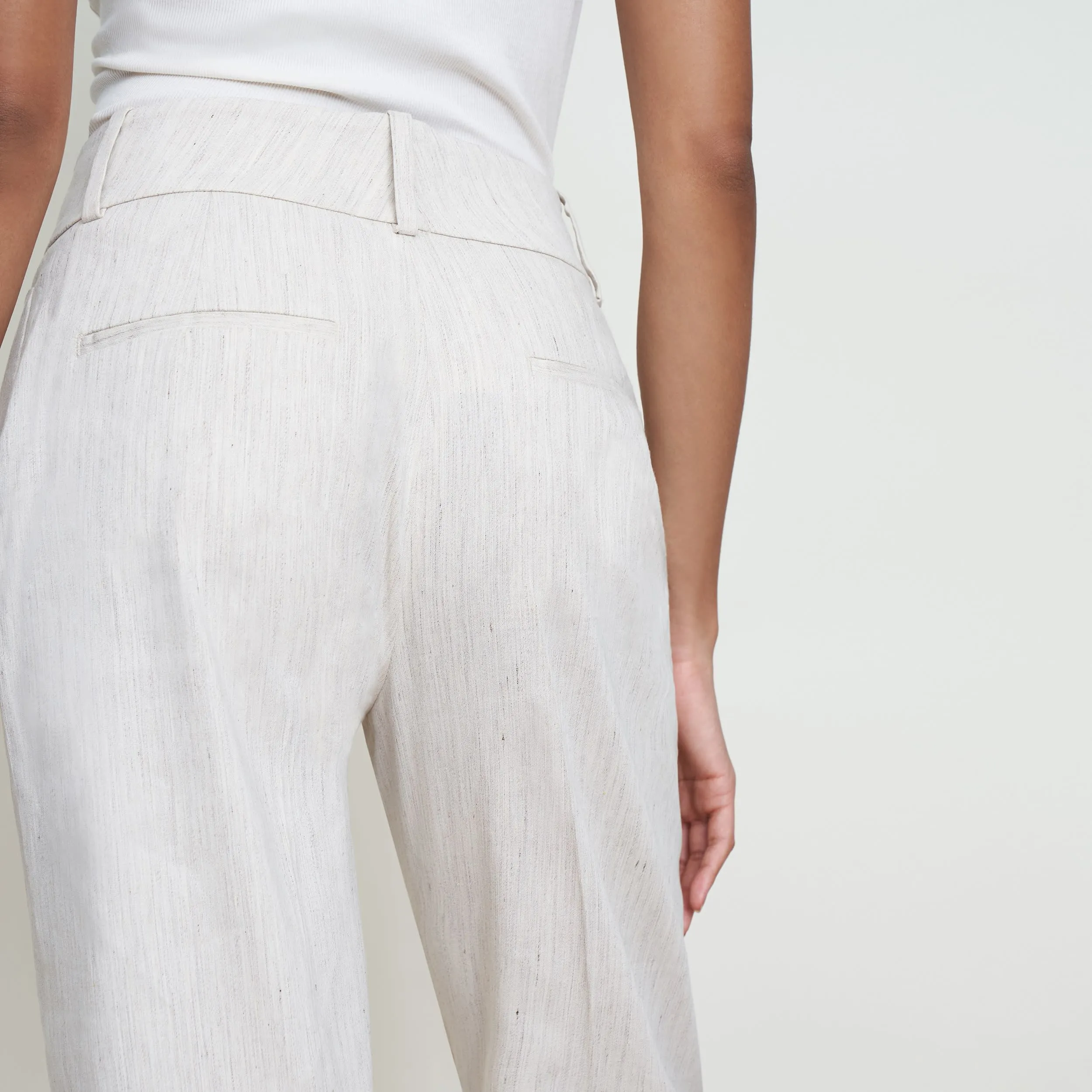 Chester Pant - Slubbed Stretch Linen :: Natural