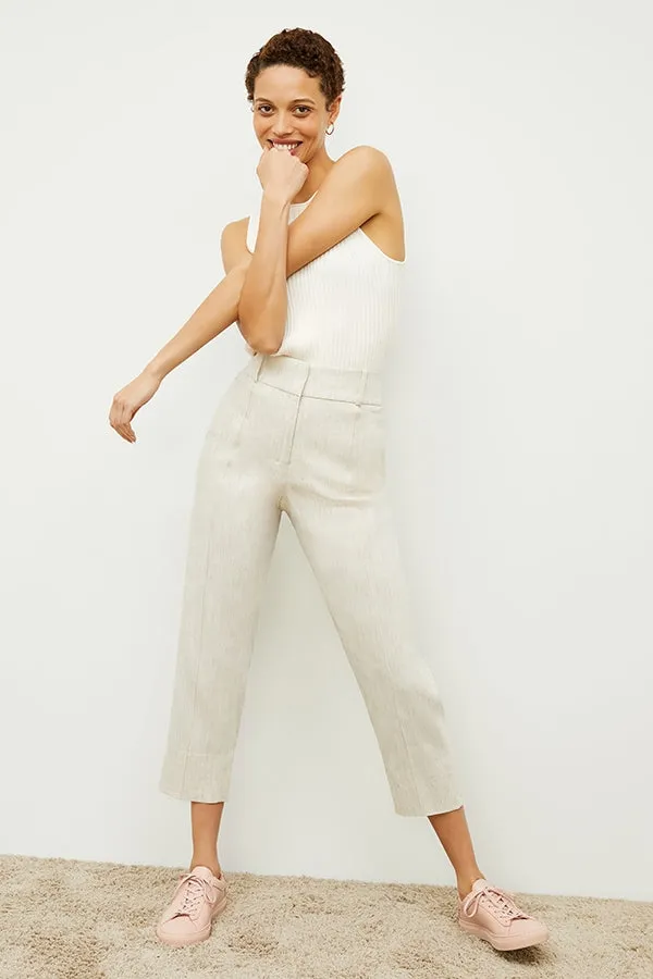 Chester Pant - Slubbed Stretch Linen :: Natural