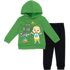 CoComelon JJ Fleece Pullover Hoodie and Pants Outfit Set