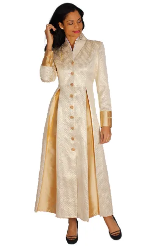 Diana Couture Church Robe 8556C-Gold