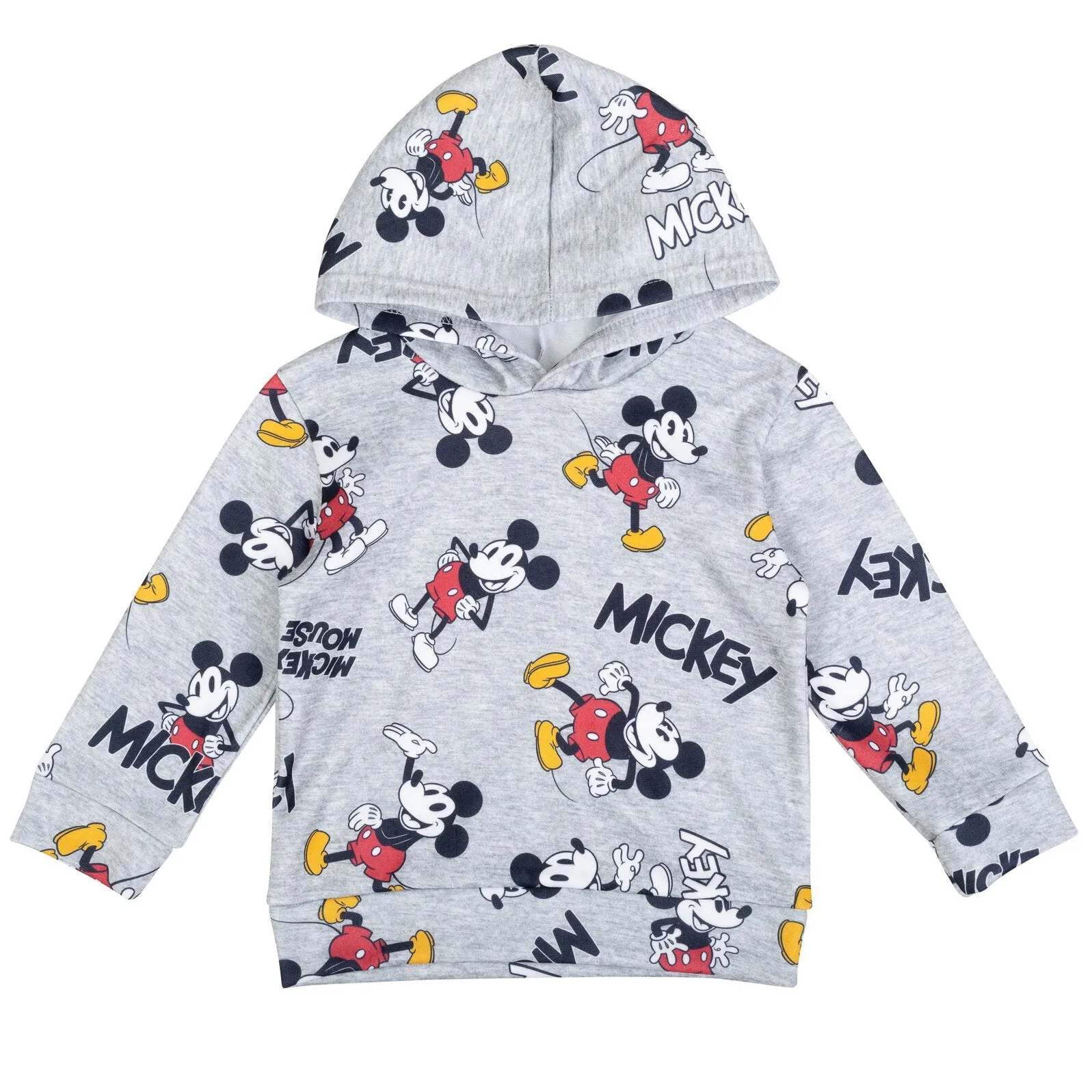 Disney Mickey Mouse Fleece Pullover Hoodie and Pants Outfit Set