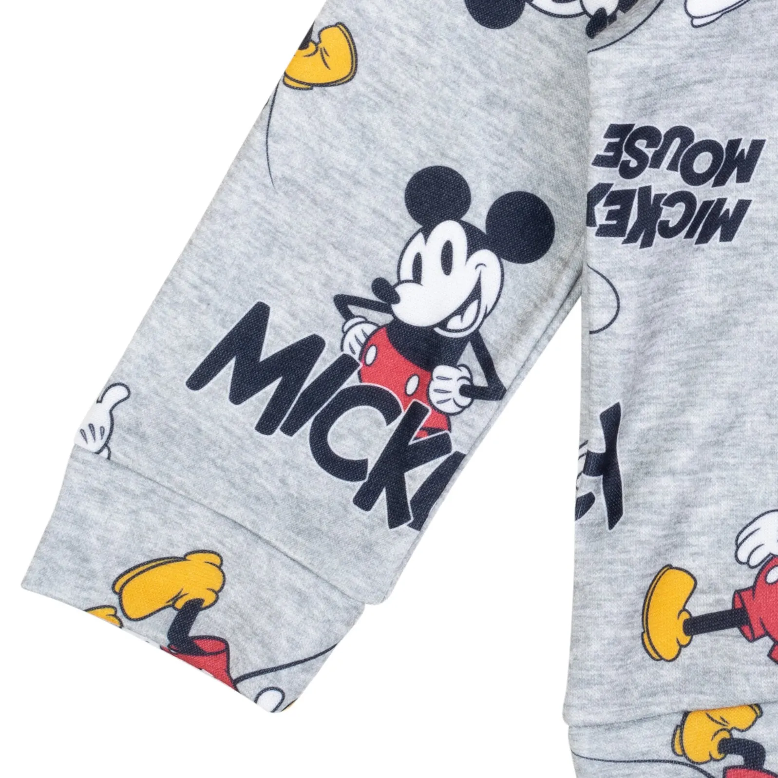 Disney Mickey Mouse Fleece Pullover Hoodie and Pants Outfit Set