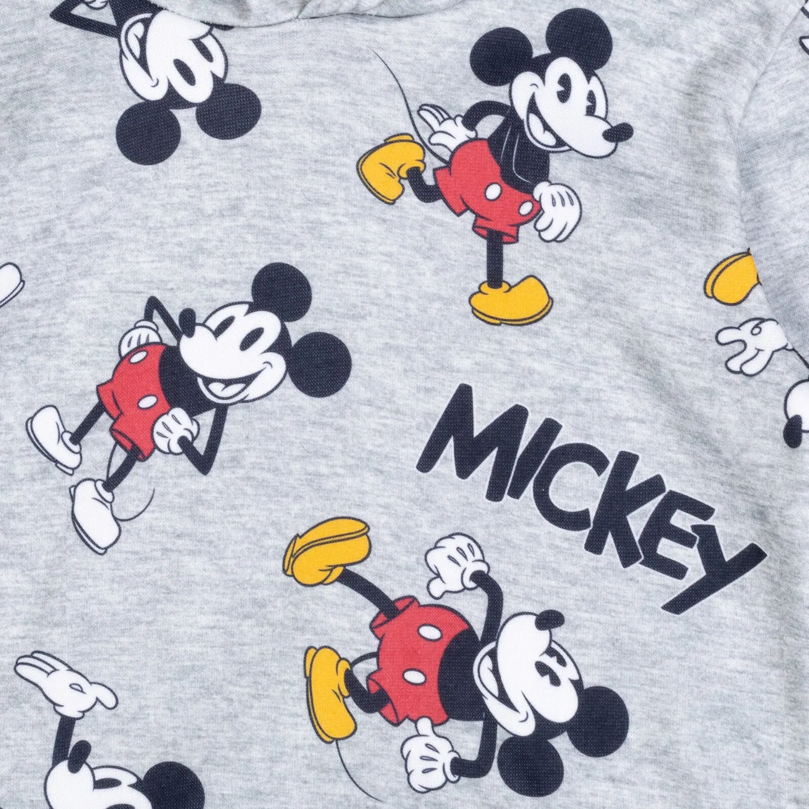 Disney Mickey Mouse Fleece Pullover Hoodie and Pants Outfit Set