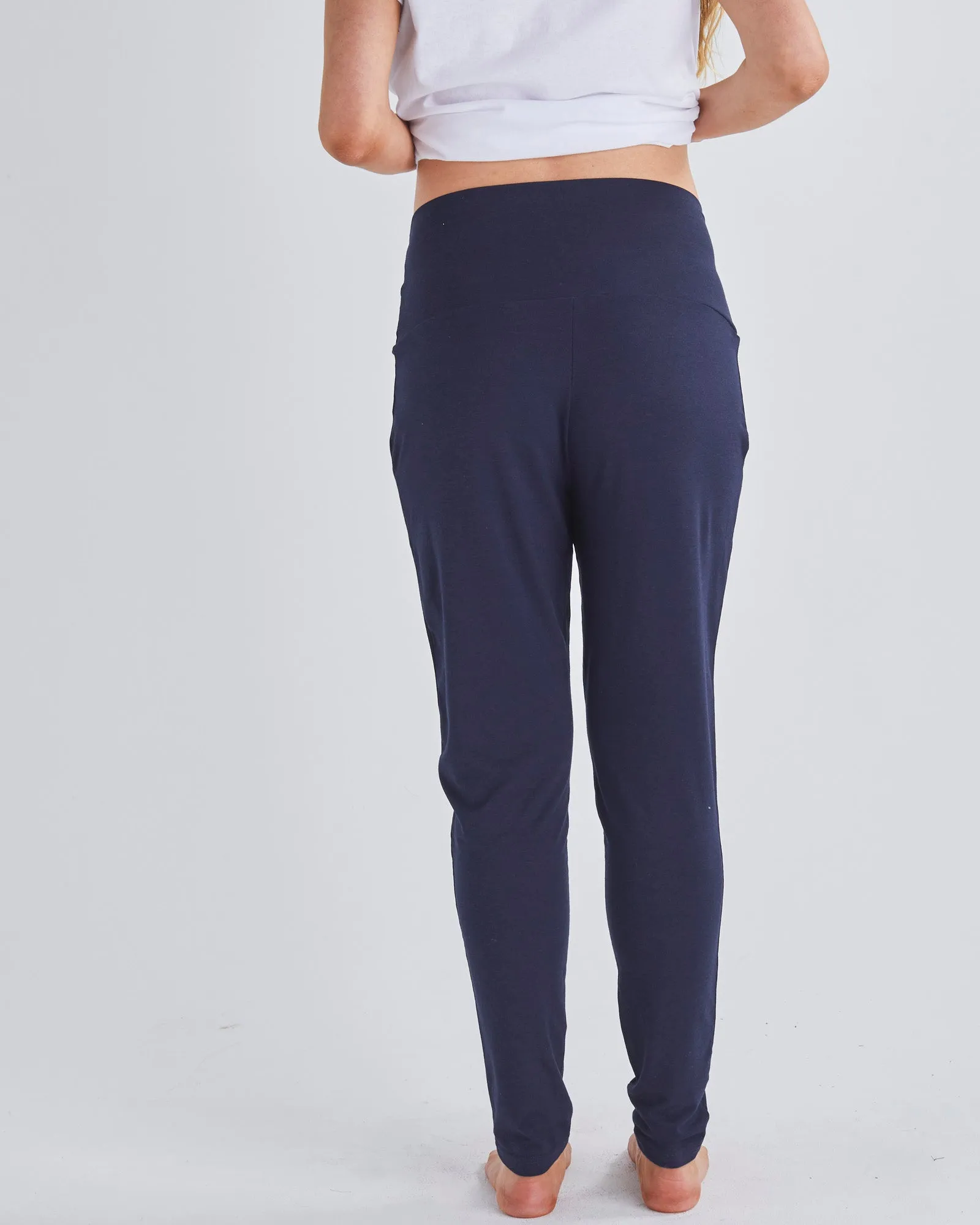 Eden  Maternity Bamboo Lounge Pants in Navy