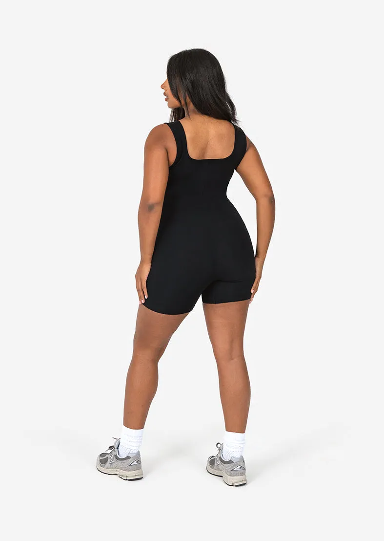 Effortless Shortie/Onesie Black