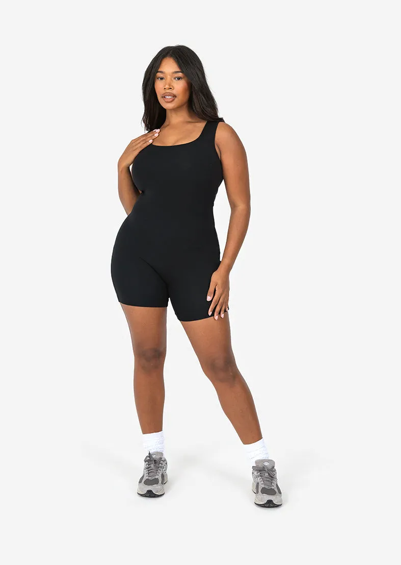 Effortless Shortie/Onesie Black