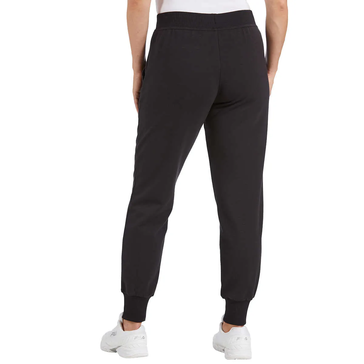 FILA Women's Soft Cotton Blend French Terry Active Pants Joggers