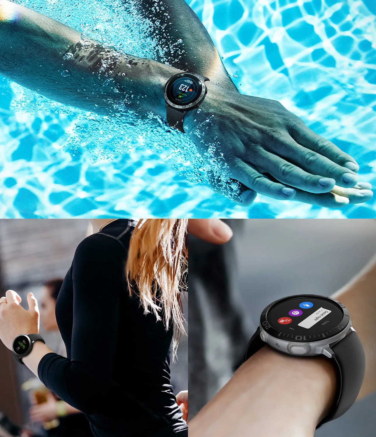 Galaxy Watch Active 2 44mm | Air Sports Matte Clear   Bezel Styling