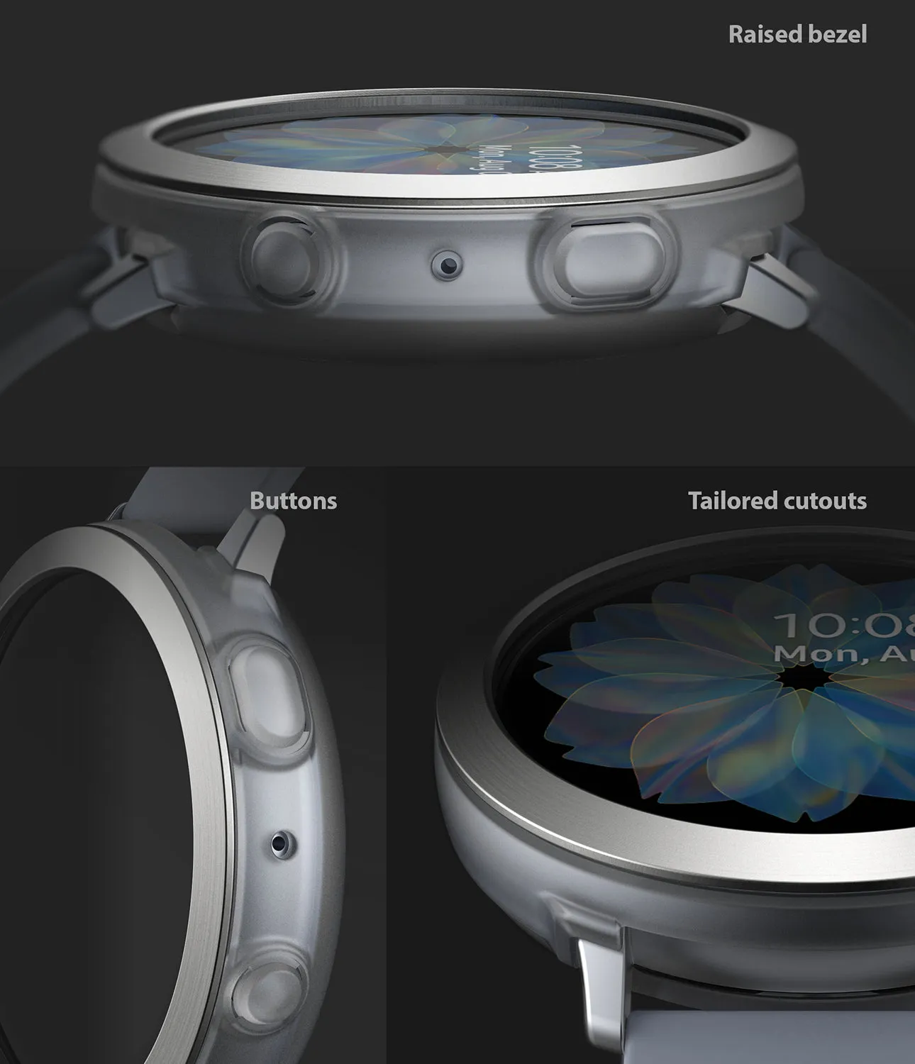 Galaxy Watch Active 2 44mm | Air Sports Matte Clear   Bezel Styling