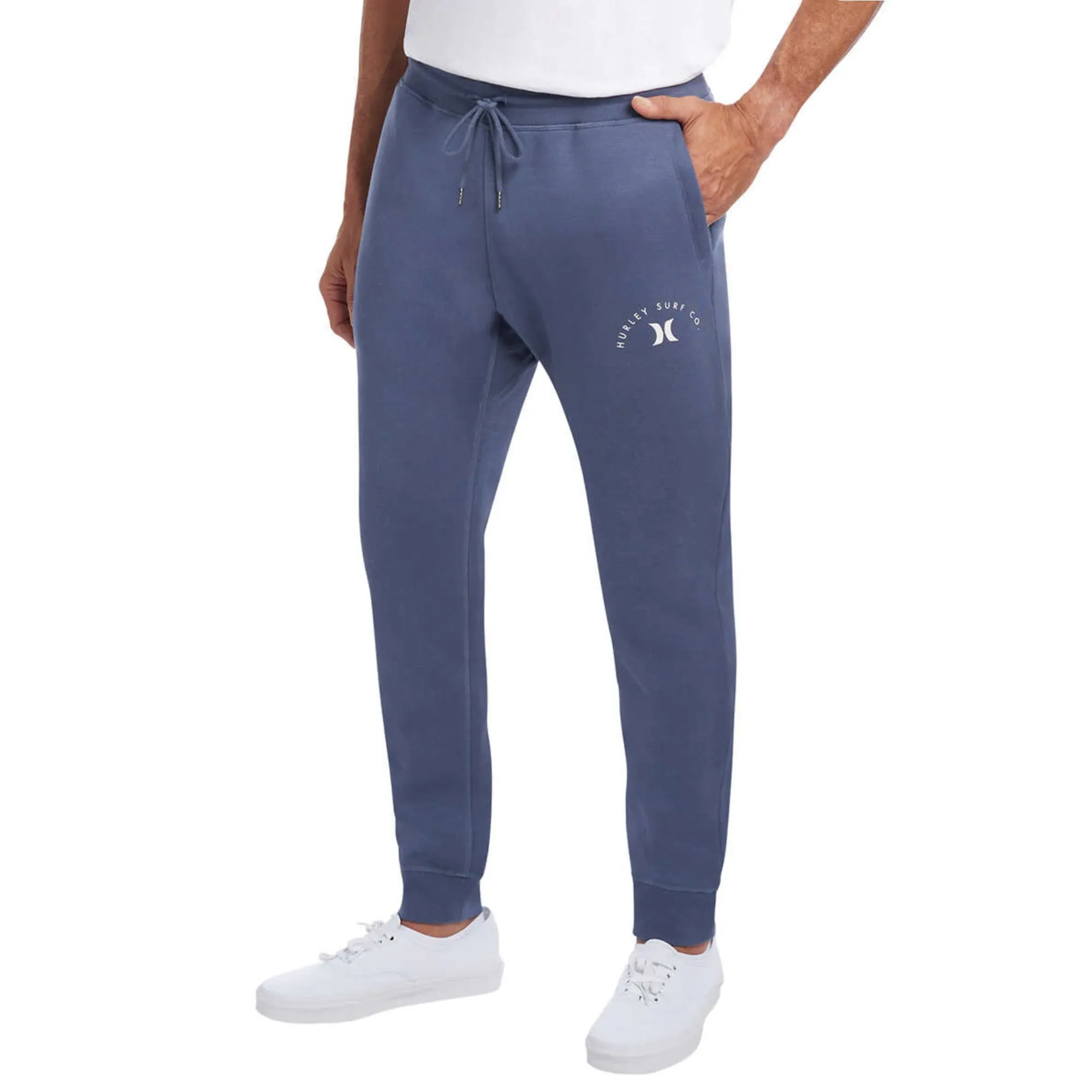 Hurley Men’s Ultra Soft Cotton Blend Fleece Casual Active Pants Joggers