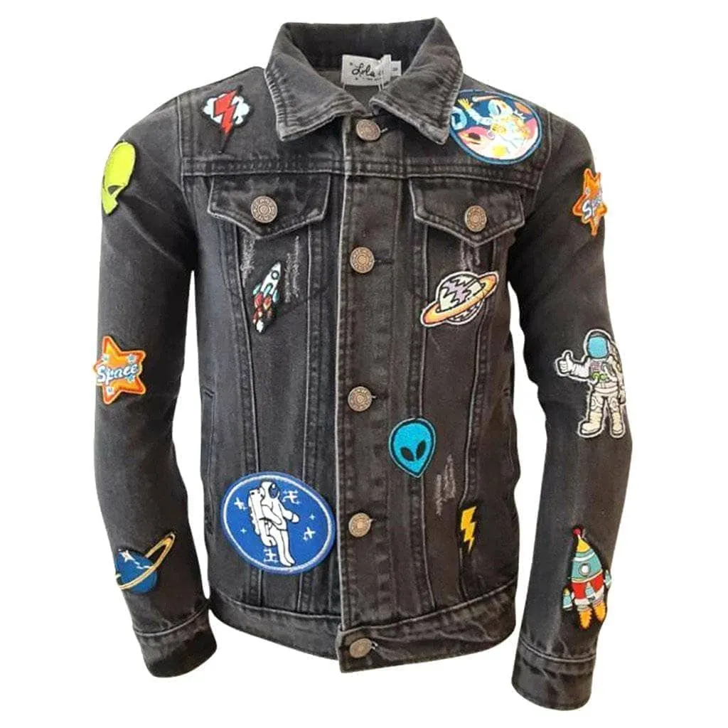 Interstellar Patched Denim Jacket