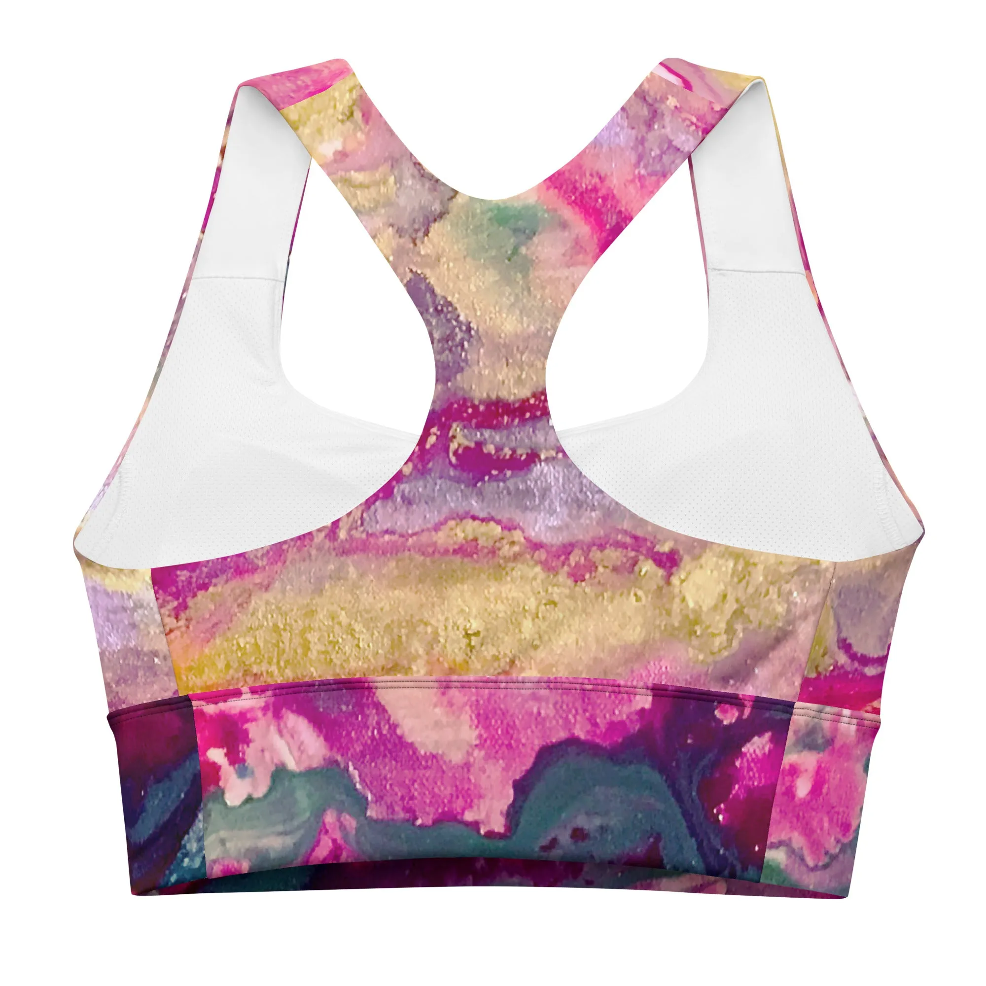 Longline sports bra, Sunrise