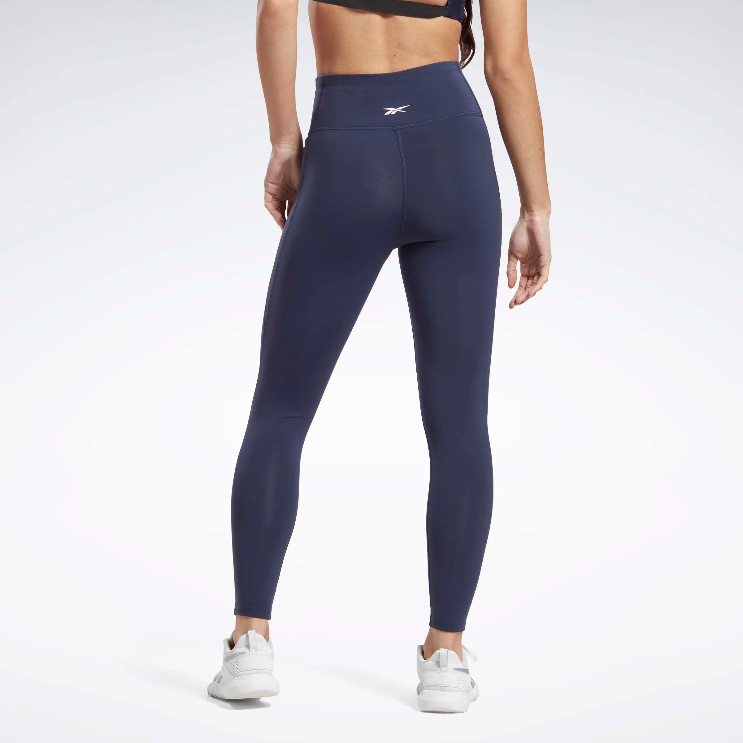 Lux High-Waisted Leggings Vector Navy