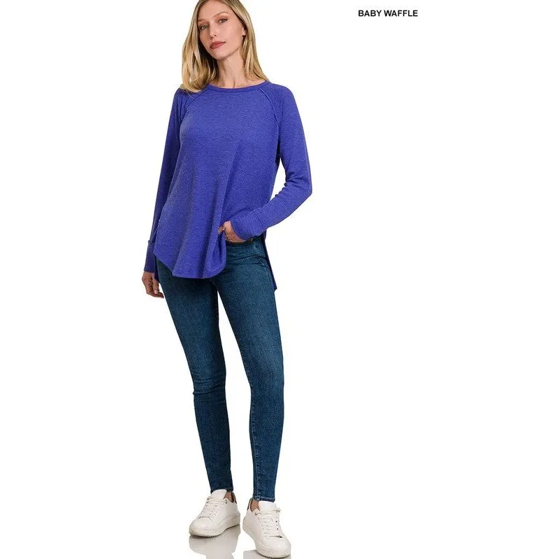 Melage Baby Waffle Long Sleeve Top