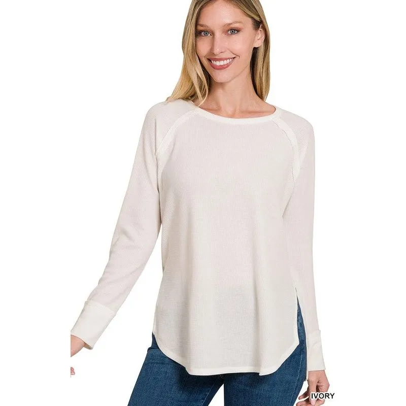 Melage Baby Waffle Long Sleeve Top