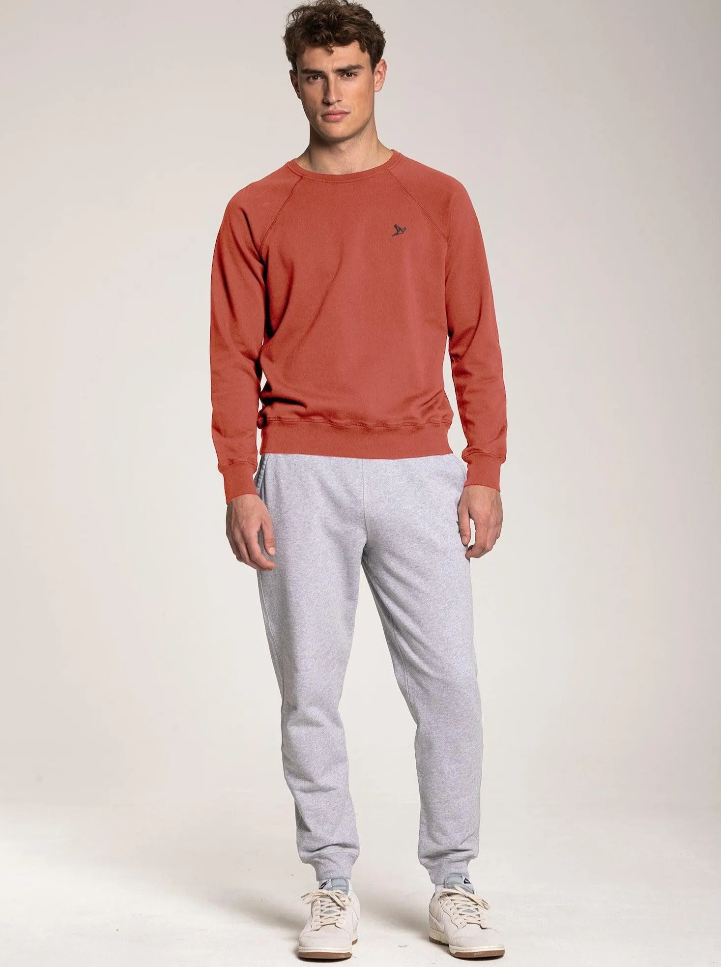 Men's Terry Crewneck - Coral