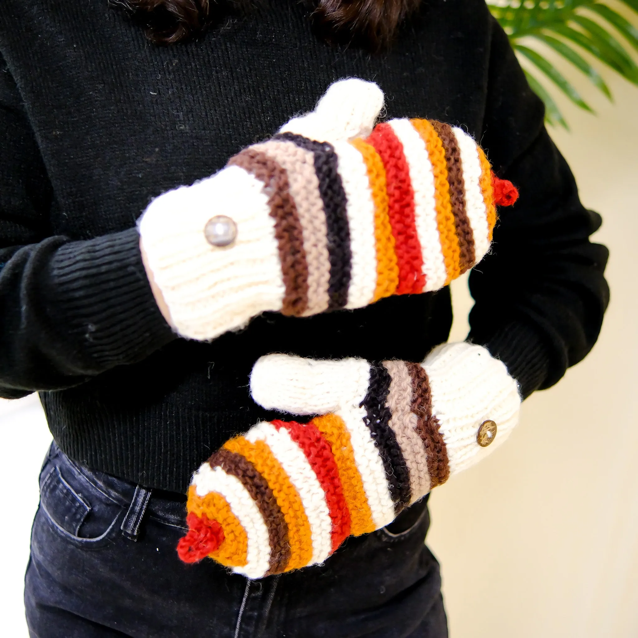 Merino Wool Fleece Lined Convertible Gloves