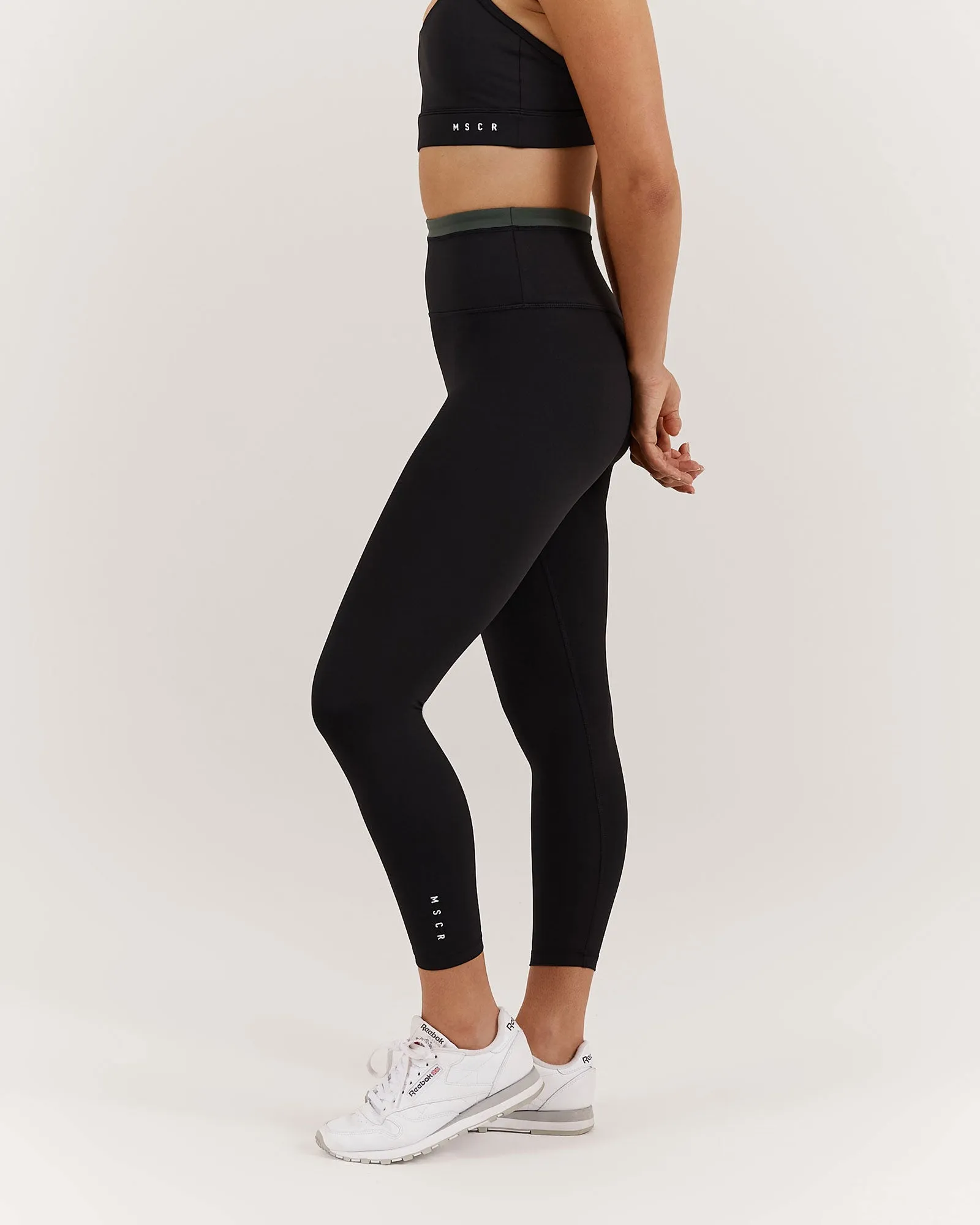 MVP LEGGINGS 7/8 - BLACK FERN