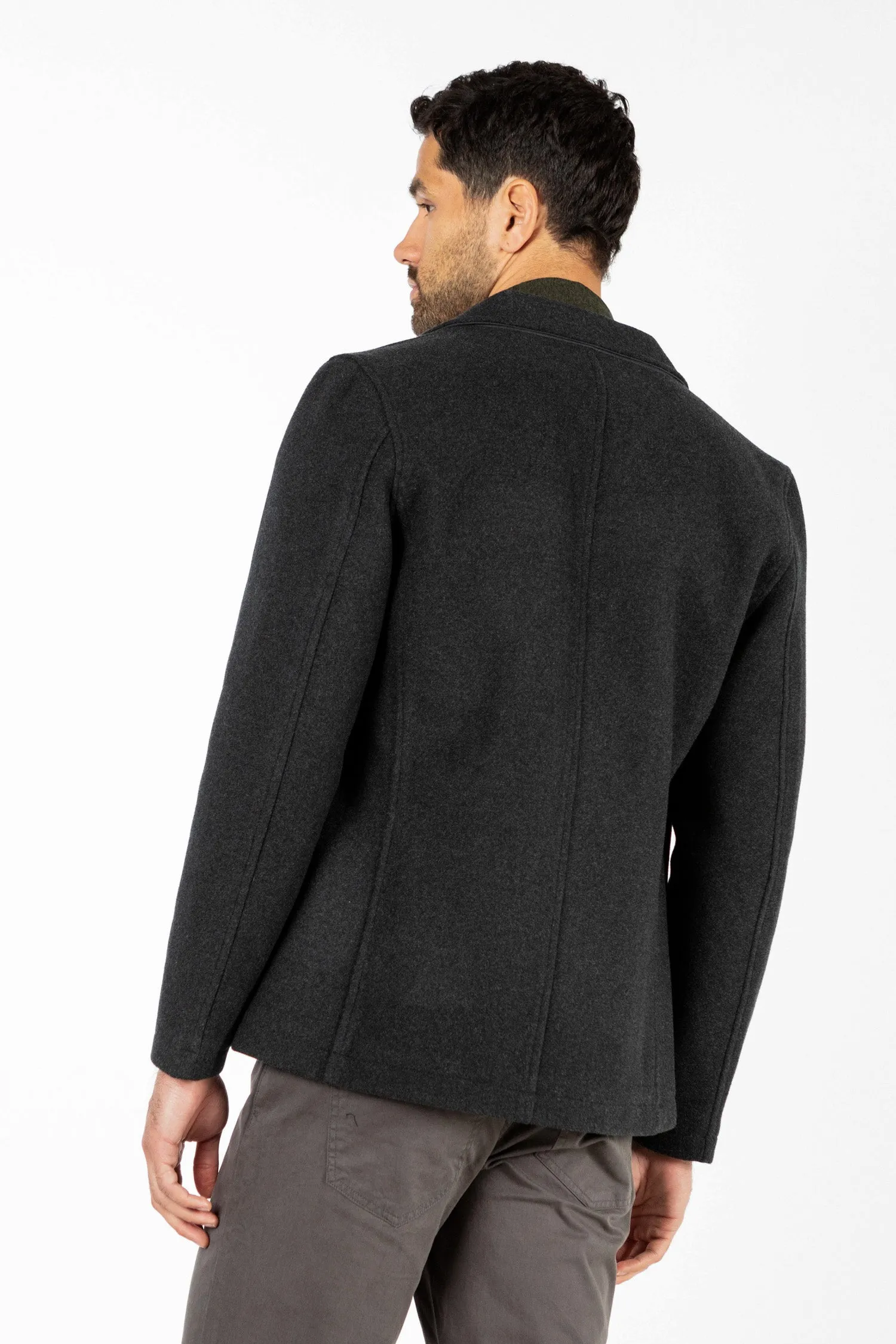 Nate Chore Blazer / Charcoal Wool