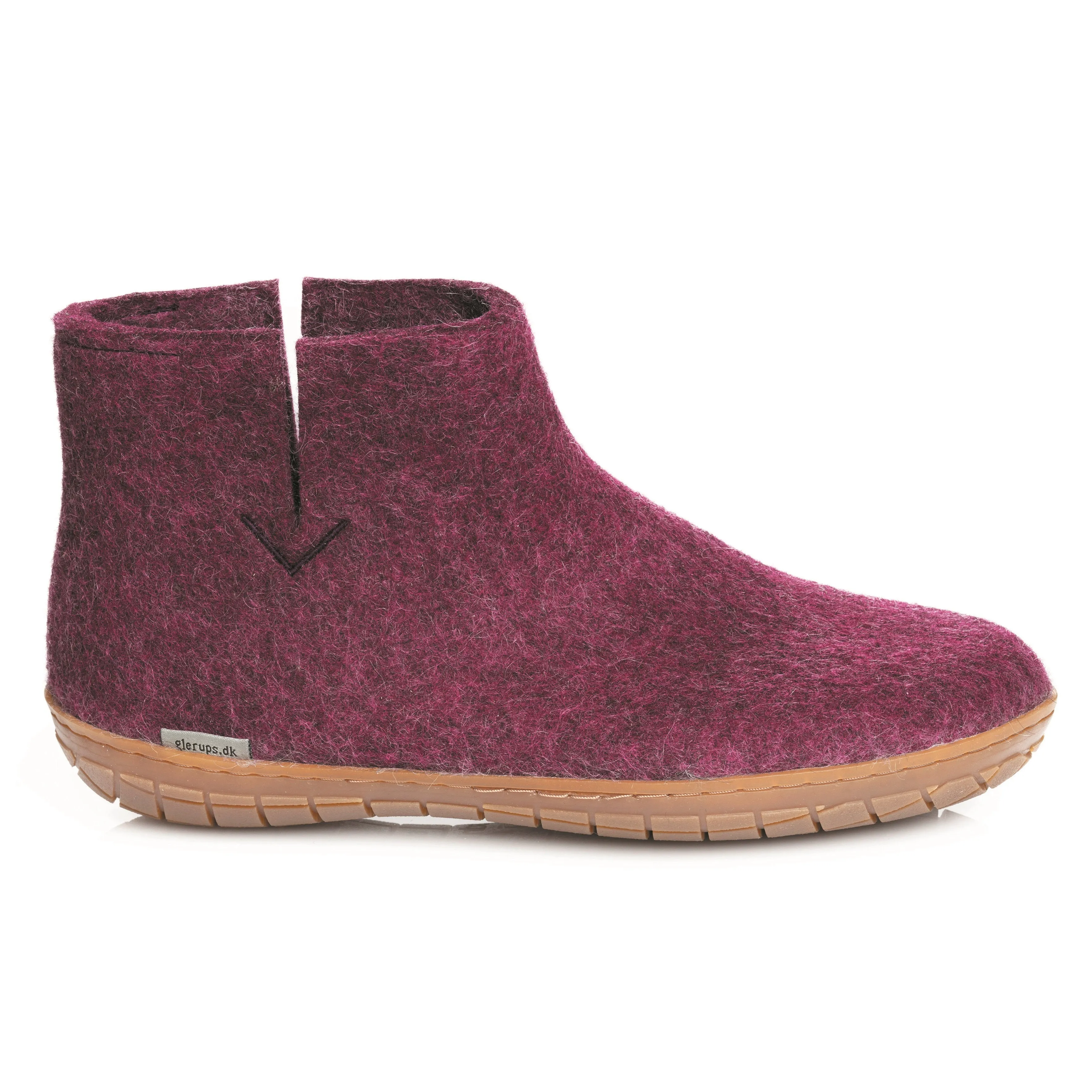 *NEW* Glerups Slipper - Ankle Boot Cut (Natural Rubber Sole)