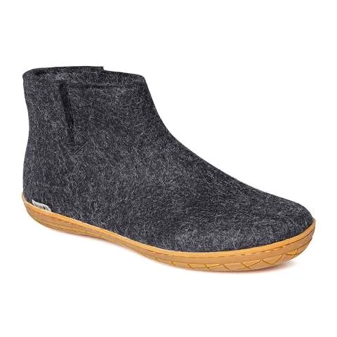 *NEW* Glerups Slipper - Ankle Boot Cut (Natural Rubber Sole)