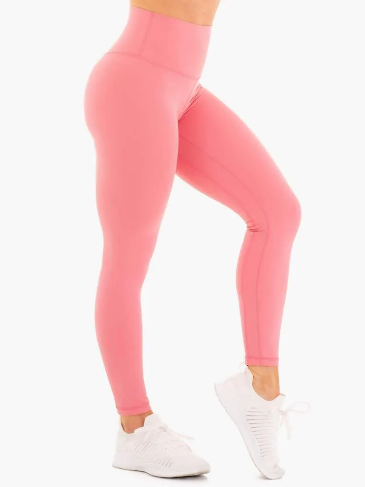 NKD HIGH WAISTED LEGGINGS ROSE