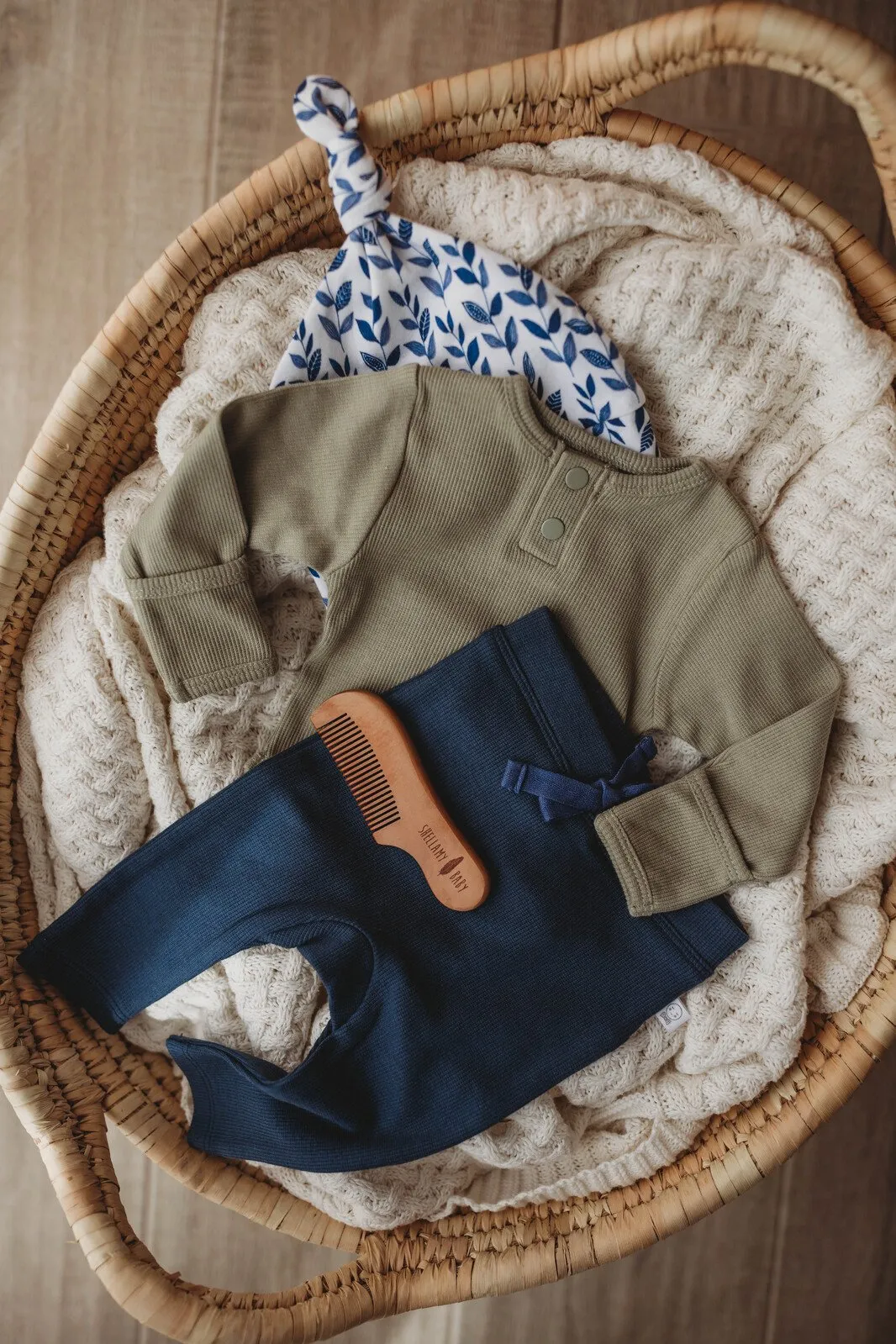 Organic Navy Pants