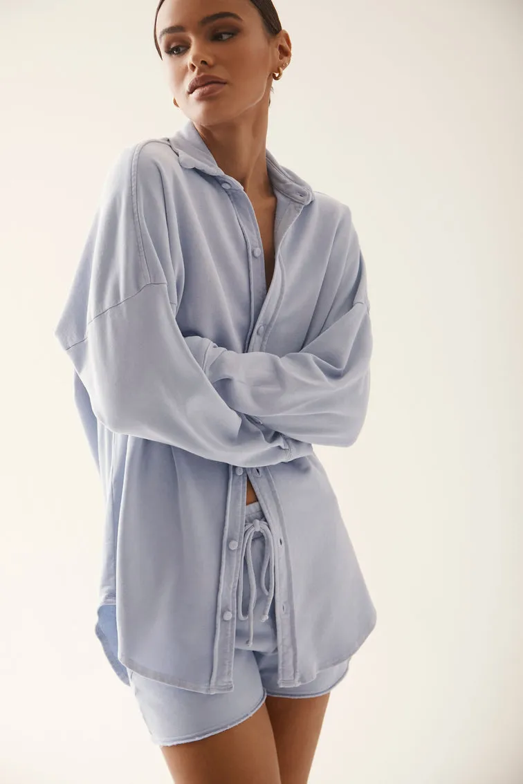 Oversized Button Front Shirt