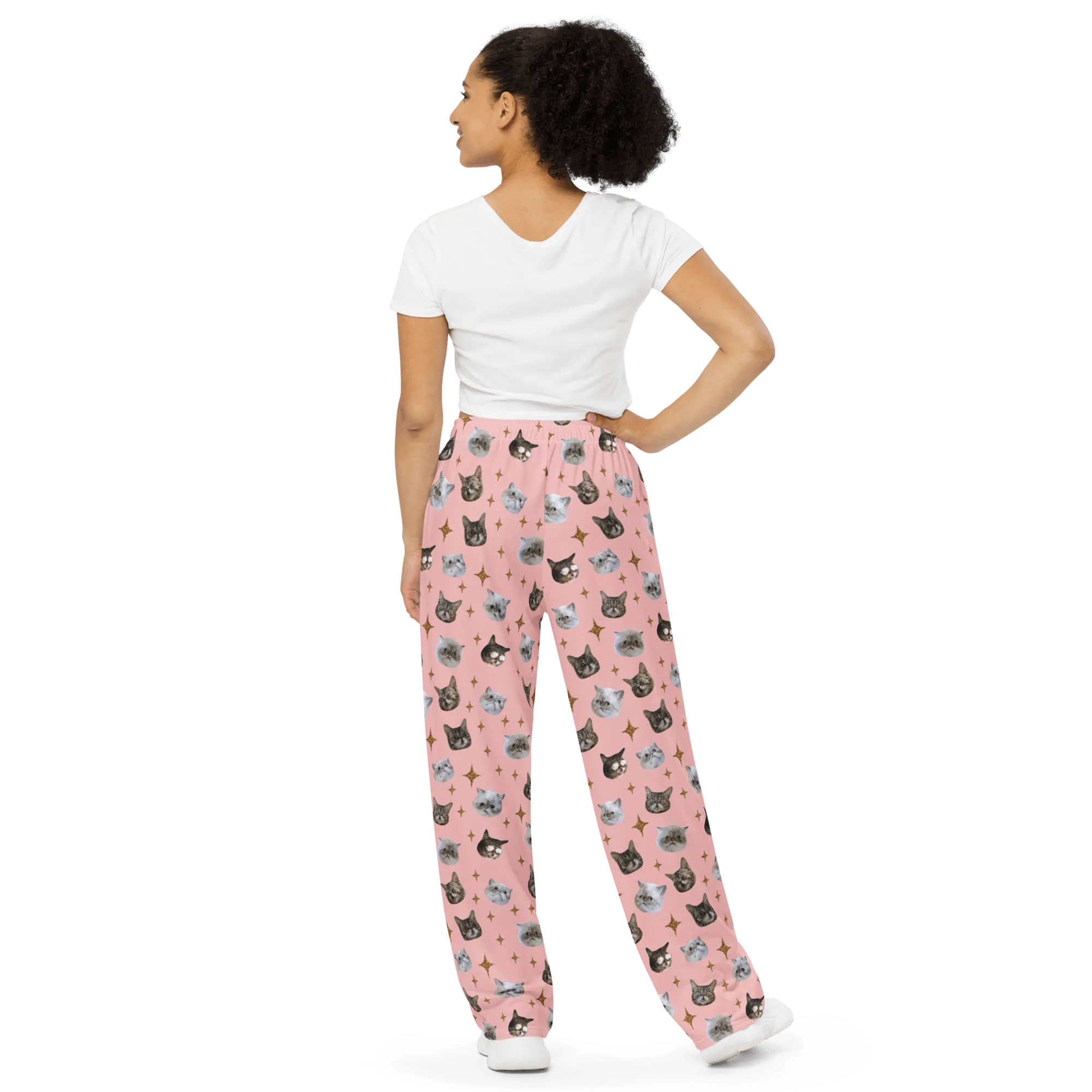 Pajama/Leisure Pants - BUB   Marbles Sparkle - Pink