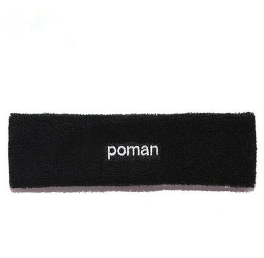 POMAN Unisex Soft Stretch Fitness Headband