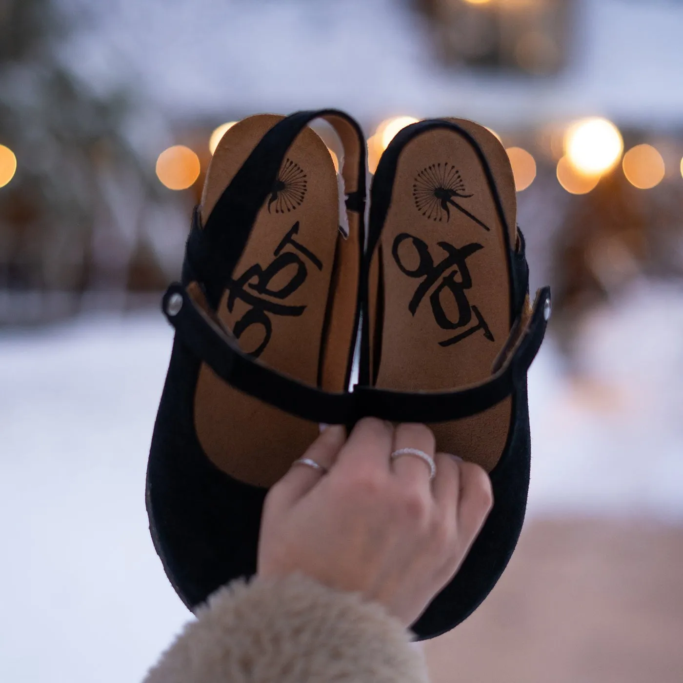 PROG in BLACK Wedge Clogs