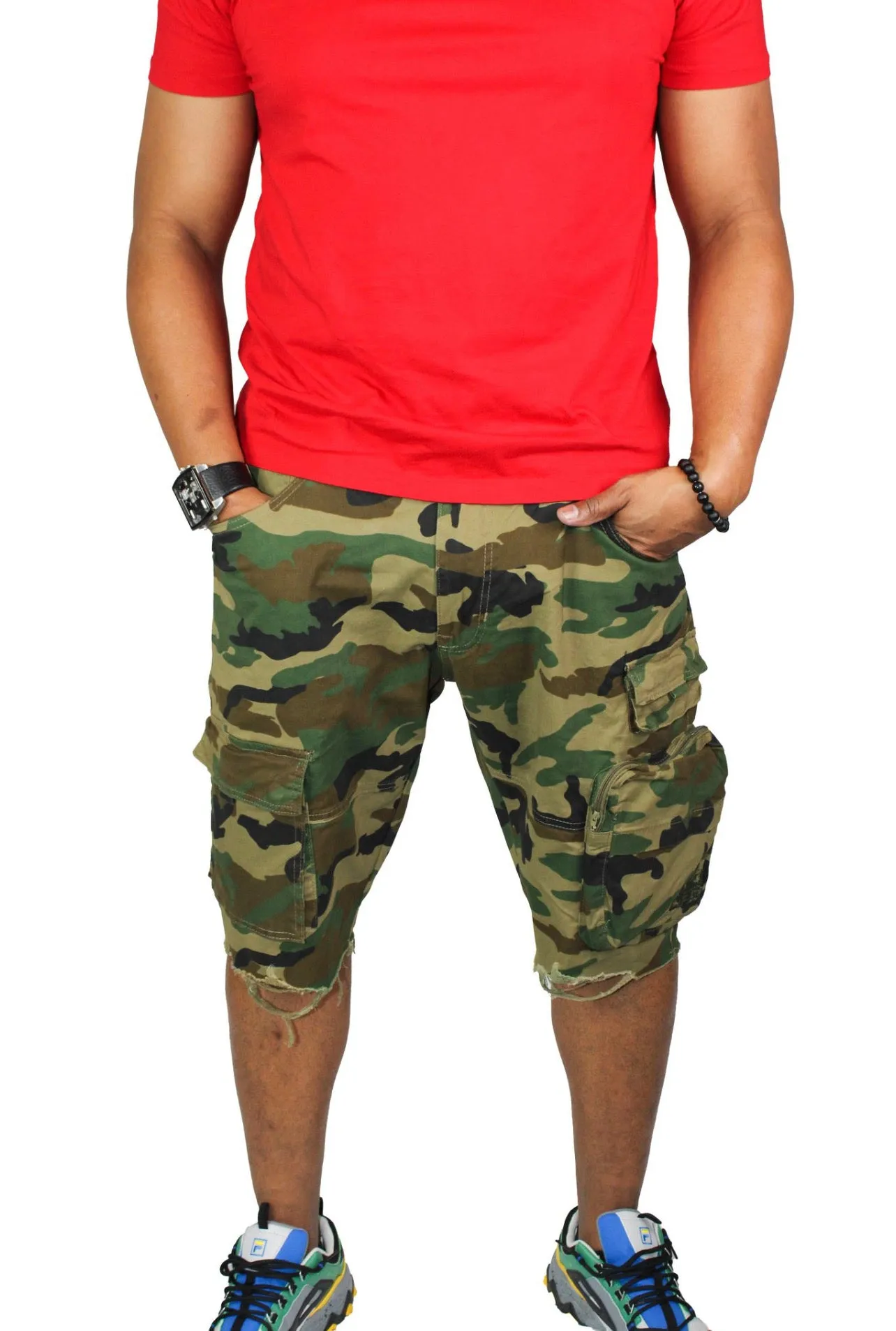 “Ready for Whatever” Camo Shorts