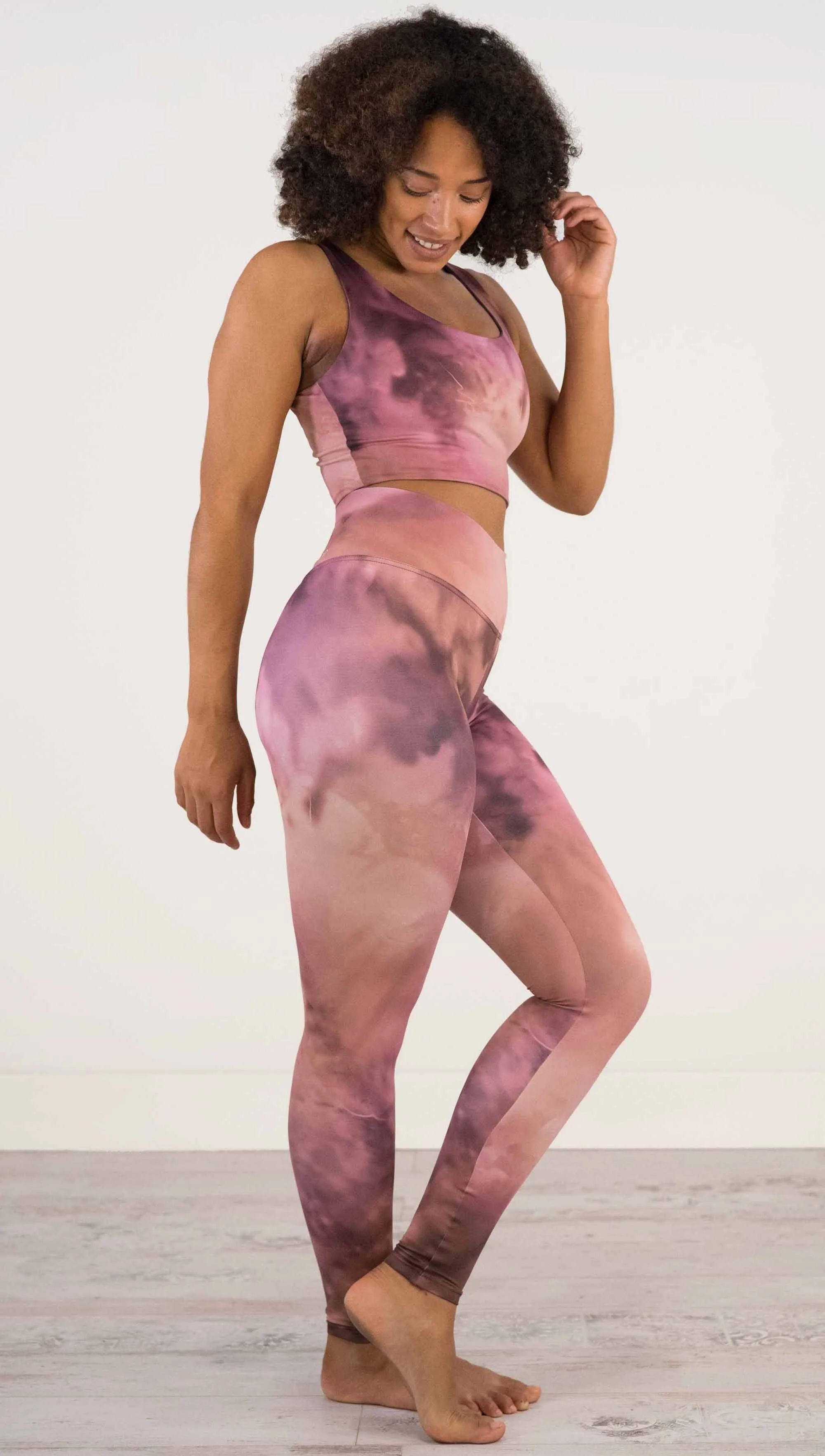 Rose Quartz - Athleisure Leggings - CUSTOM ORDER