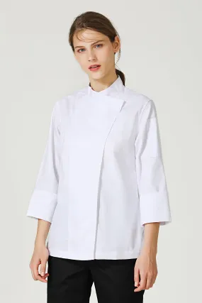 Rosemary Female White Chef Jacket, Long Sleeve