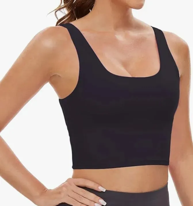 Scoop Neck U Back Sports Bras