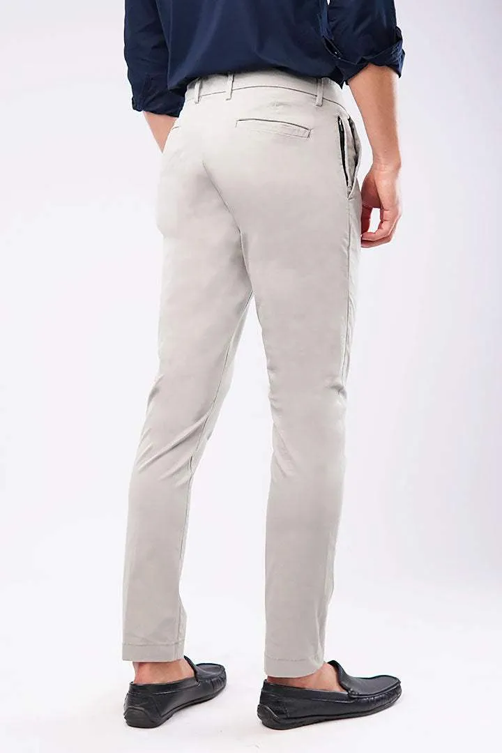 Slim Fit Chinos - Sage Green