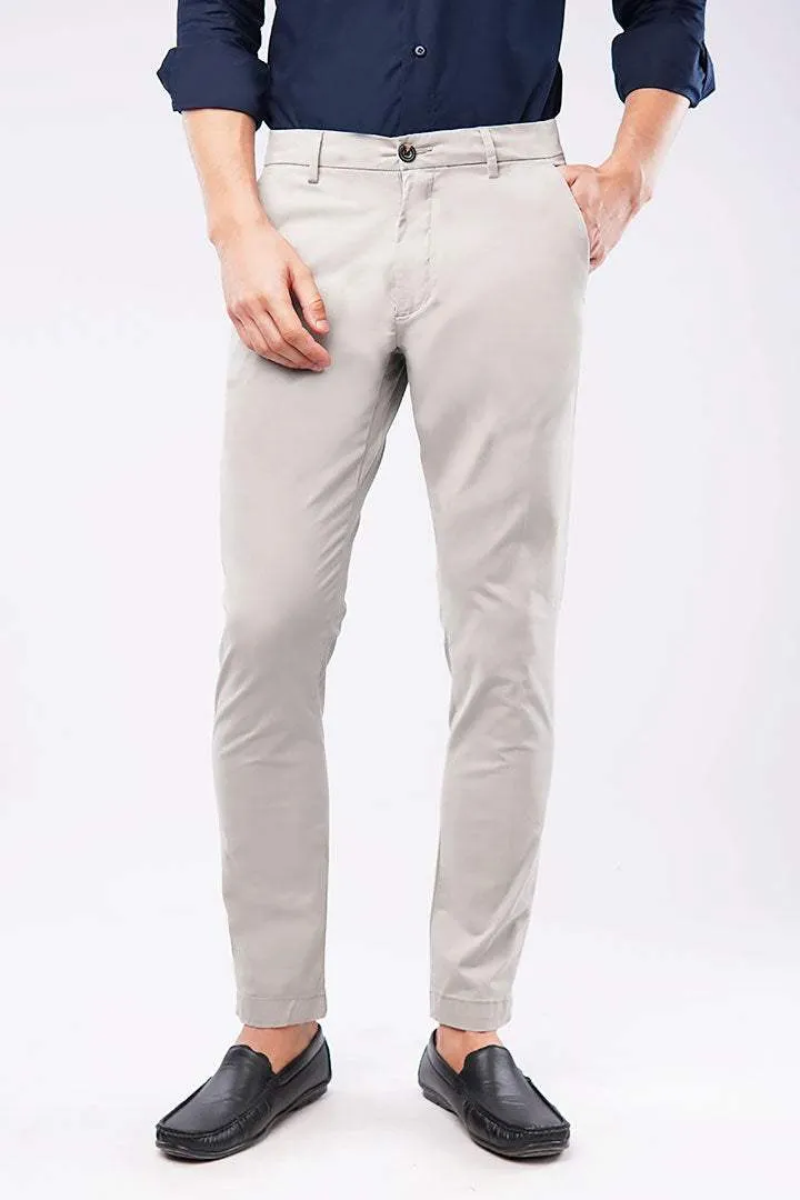 Slim Fit Chinos - Sage Green