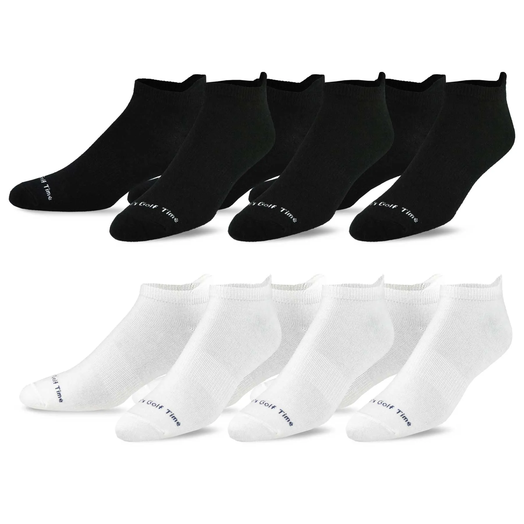 TeeHee Socks Men's Sports Acrylic No Show Golf 6-Pack (50687)